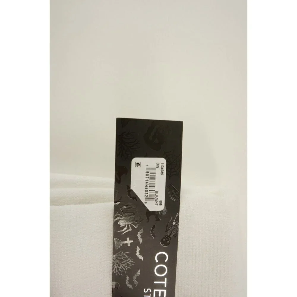 New Set of Two Hocus‎ Pocus Halloween Kitchen Towels White Witches Hat & Spider